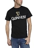 Trademark Guinness Logo Printed Mens T-Shirt Black Large