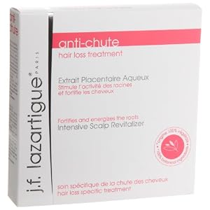 J F Lazartigue Intensive Scalp Revitalizer,Hair Loss Treatment (10 ampoules)