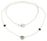 Sterling Silver Bracelet with a Heart Slide 7