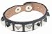 Genuine Leather Studded Pyramid Fashion Bracelet