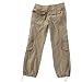 Vacuum Cargohose Frauen, ecru