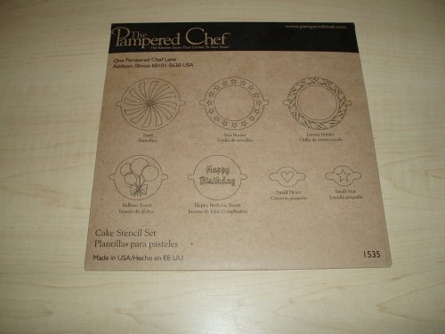 The Pampered Chef Cake Stencil Set