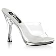 Pleaser Shoes Women's GLITZY-501 5" Heel Open Toe Mule, Available in 8 Colors