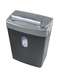 Royal Machines CX66 6-Sheet Cross Cut Shredder with Auto Start/Stop and Reverse (Black With Silver Top)