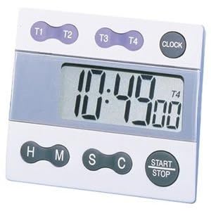 Mannix Digital 4 Channel Timer Clock, Stopwatch, TI388 by MANNIX TESTING & MEASUREMENT