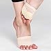 Girls Nude Lyrical Jazz Bare Foot Thong Paw Shoes Fitness