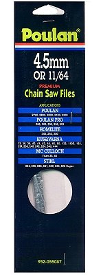 Cheap Poulan Files for .325 chain 11/64 dia files 2 pack # 952055087
