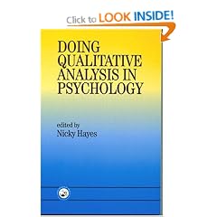 Doing Qualitative Analysis In Psychology