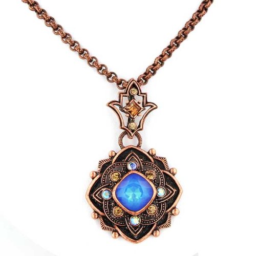 Sheltering Sky Ornate Medallion Long Necklace