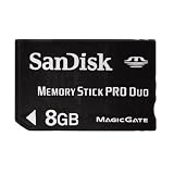 Produkt-Bild: SanDisk  MemoryStick Pro Duo 8GB Speicherkarte (Amazon Frustfreie Verpackung)