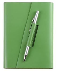 Scrivo Leather Journal, Lined, Pen Included