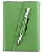 Scrivo Leather Journal, Lined, Pen Included, Meadow