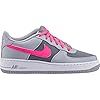 Big Kid Nike Air Force 1 Wolf Grey/Hyper Pink-Cool Grey-White