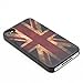 Classic Retro UK United Kingdom Union Jack Flag Hard Case Cover for Apple iPhone 4 4s by ruishername