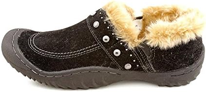 Jambu Lynx Womens Size 7.5 Black Faux Suede Loafers Shoes