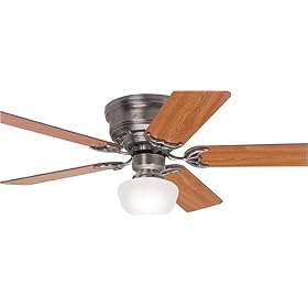 Hunter 20801 Low Profile lll Plus, 52-Inch Five Light Ceiling Fan with Cherry Walnut... by Hunter Fan Company