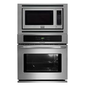 Frigidaire 27 Inch Stainless Steel 3 Piece Wall Oven Microwave Combo FFEW2725LS_FGMO205KF_MWTK27KF: Kitchen &amp; Dining