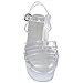 NB By KSC Women's Platform Sandals Jelly Adjustable Strap Casual Comfort Shoes