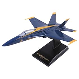 F A-18A Hornet, Blue Angels Resin Model Airplane by ModelWorks