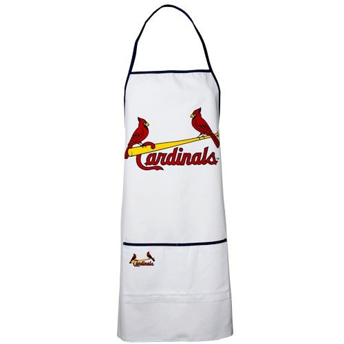 St. Louis Cardinals White BBQ Apron