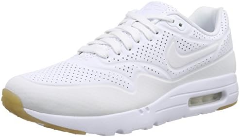 Nike Men's Air Max 1 Ultra Moire White/White Running Shoe 8.5 Men US