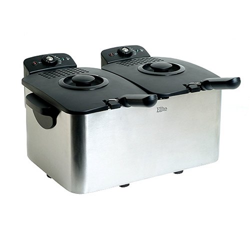 Maxi-Matic EDF-4080 Elite Platinum Stainless-Steel 8-Liter Deep Fryer