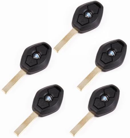 ARANA Qty(5) 3 buttons NO CHIP repair Remote Uncut Key Case FOB Shell for BMW 1 3 5 6 7 SERIES X3 X5 Z3 Z4 325i 525i 330i
