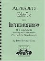 Alphabets Eclectic and Interesting- 40+ Alphabets Including Braille and Hebrew - Charted for Needlework