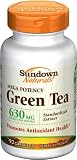 Sundown Green Tea Extract Standardized 630mg Capsules - 90ct Bottle (Pack of 2)