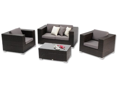 Gartenmöbel Rattan Garnitur 