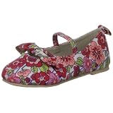 Pumpkin Patch Kids Floral Bow Ballerinas Shoe