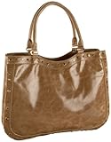 Lauren Merkin Bella Studded Glazed Leather Tote