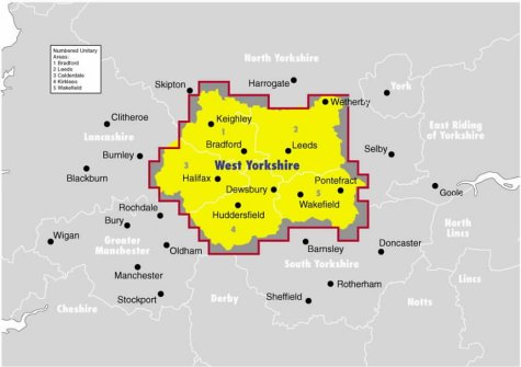 Ordnance Survey West Yorkshire Street Atlas