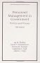 Personnel Management in Government: Fifth Edition, Politics and Process (Public Administration and Public Policy)