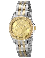Invicta Womens 16322 "ANGEL" Diamond-Accented Two-Tone Stainless Steel Bracelet Watch