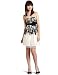 A. Byer Juniors Strapless CG Party Skirt Dress, Ivory, 5