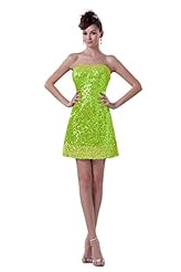 Strapless Sleeveless Cocktail Short Beaded Lace Sequined Evening Dress/Prom Dress/Party Dress/Wedding Dress 