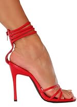 Hot Multi-Ankle Band Stilettos from Hot Fash Shoes - HILTON Red