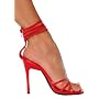 Hot Multi-Ankle Band Stilettos from Hot Fash Shoes - HILTON Red