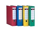 CE A4 red upright Ecoline lever arch file, 70mm capacity, EACH