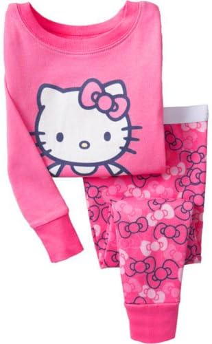 LaLaMa Boys Hello Kitty Pajama Sleepwear Tops &amp; Trousers Sets 2-7 Y