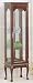 Price Comparison : All new item Solid wood cherry finish curio cabinet with glass shelves and mirrored back