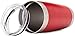 Simple Modern Tumbler Vacuum Insulated 20oz Cruiser with Lid - Double Walled Stainless Steel Travel Mug - Sweat Free Coffee Cup - Compare to Yeti and Contigo - Powder Coated Flask - Cherry Red