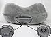Lazery Sleep Inflatable Soft Velvet Neck Support Travel Pillow for Airplane (Gray)