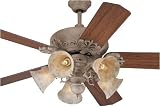 Craftmade Ceiling Fans Cordova Model CV52MO in Mocha. Indoor fan.