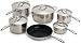 Paderno 11 Piece Professional Cookware Collection