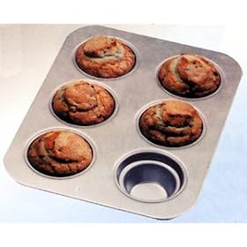 Chicago Metallic Commercial 6-Cup Crown Muffin pan by Chicago Metallic