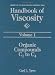 Books : Handbook of Viscosity: Volume 1:: Organic Compounds C1 to C4: Organic Compounds C1 to C4 Vol 1 (Handbook of viscosity)