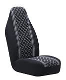 Diamond Tweed Bucket Seatcover, Blue