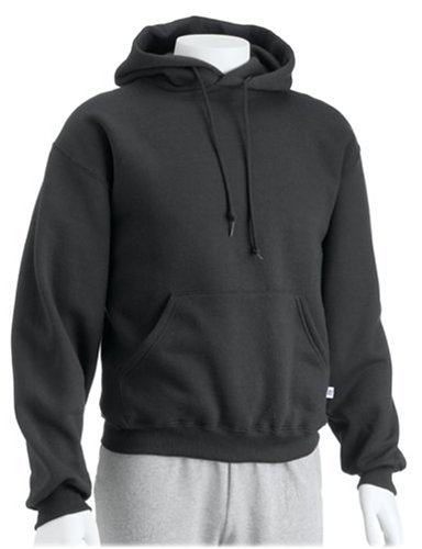 Russell Athletic Men's Dri-Power Hooded Pullover Fleece Sweatshirt,Black,Small